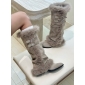 CC80-Boot lông cổ gối Echo Fluffy Boot