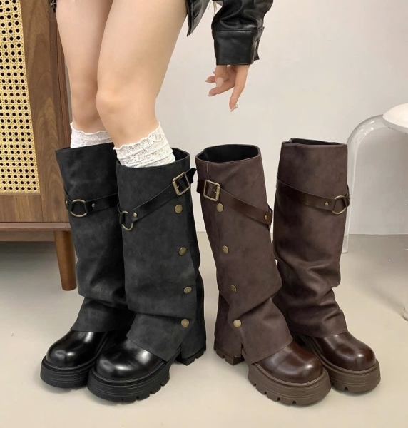 CC35-Boot cổ gối cao cấp NaaVa