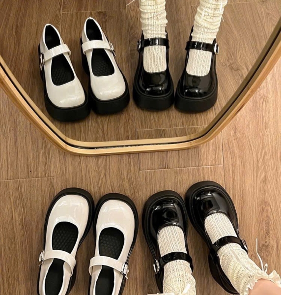 CT15-Giày Lolita Đế Độn 2M