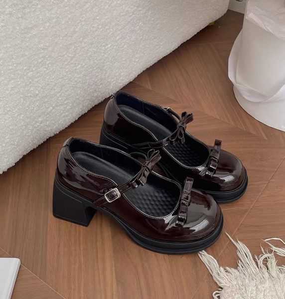 CT43-Giày Mary Jane mix nơ Hazel