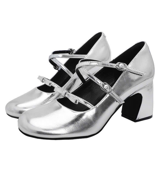 CT75-Giày Mary Jane 2 Quai cao cấp