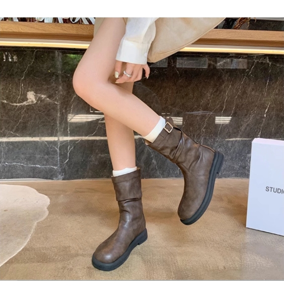 CC16-Boot cổ vừa SAND