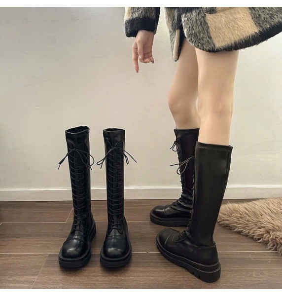 CC48-Boot gối buộc dây MITA