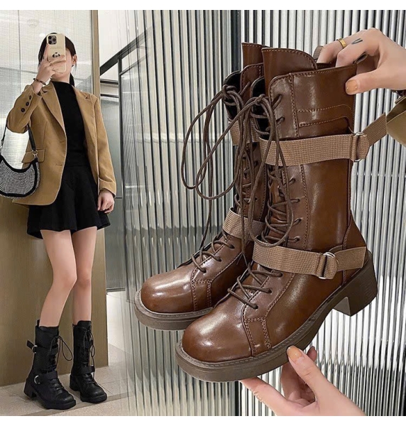 CV08-Boot lửng MoMo Nâu