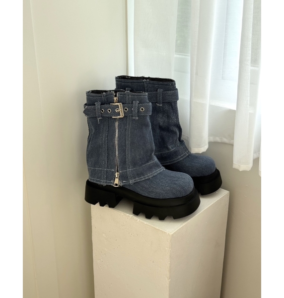 CV41-Boot cổ vừa Claire